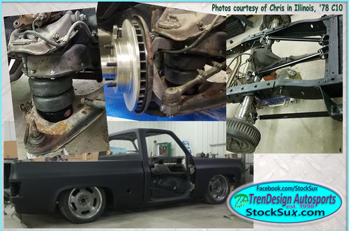 C10 with leafsprings "4-Barrel" Air Bag Kit