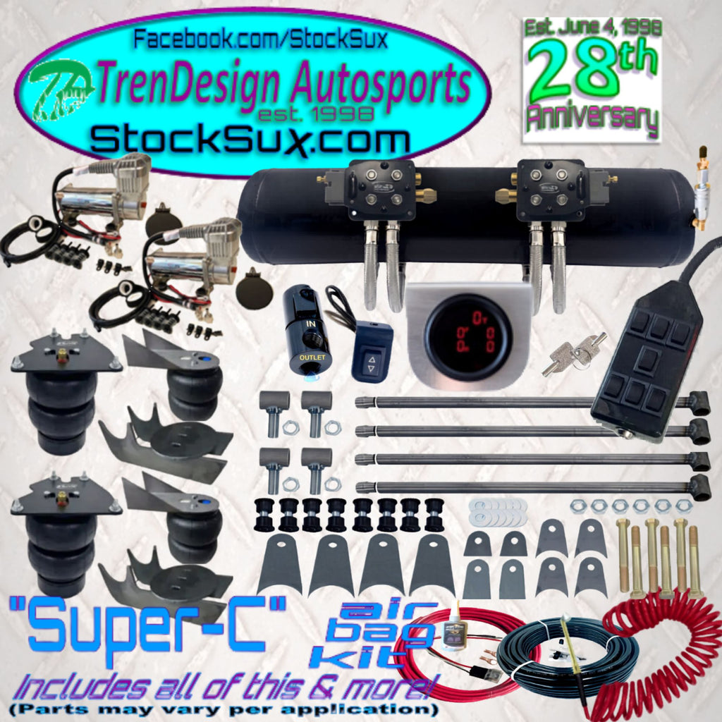 C10 with leafsprings "Super-C" Air Bag Kit