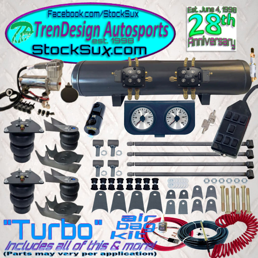 C10 with leafsprings "Turbo" Air Bag Kit