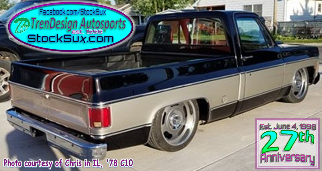 C10 with leafsprings "4-Barrel" Air Bag Kit